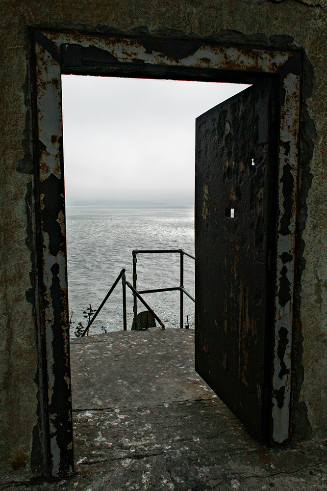 Alcatraz Prison Rec Yard Door to Nowhere © 2023 sublunar