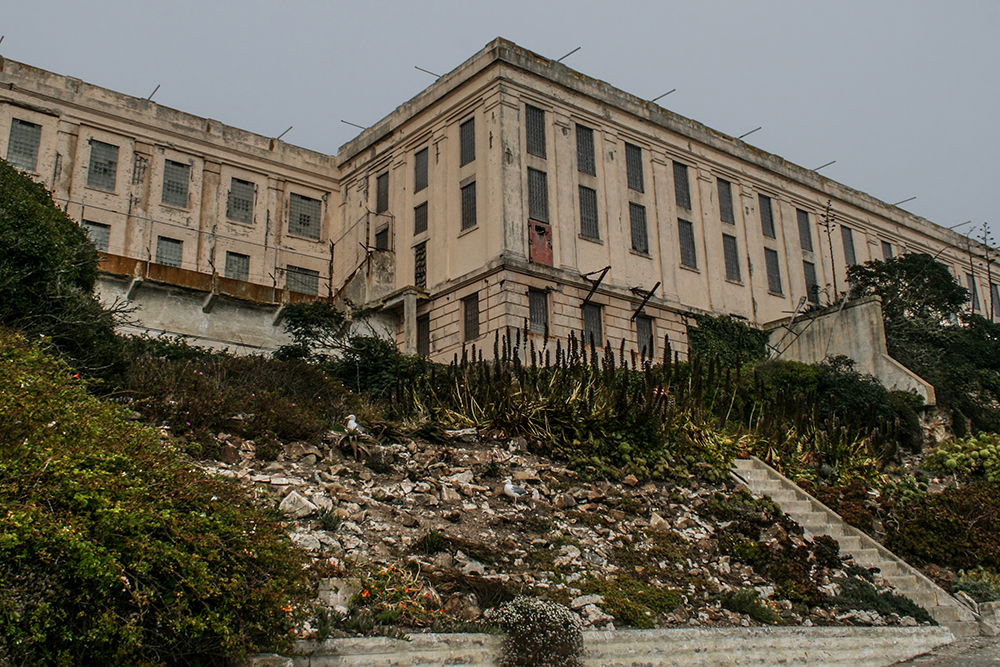 Alcatraz Prison Exterior Walls © 2023 sublunar