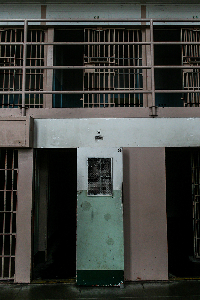 Alcatraz Prison Solitary Doors © 2023 sublunar