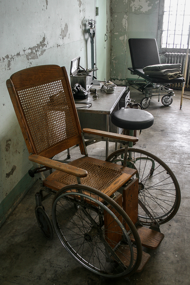 Alcatraz Prison Hospital Wheelchair © 2023 sublunar