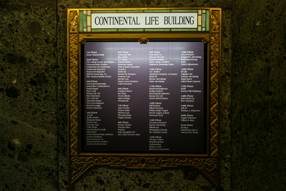 Continental Life Insurance Building Saint Louis copyright sublunar 2011